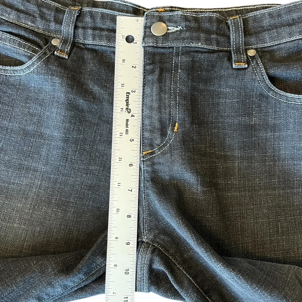 Eileen Fisher Women’s Black Denim Jeans Mid Rise Size 8